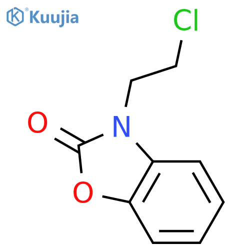 2(3H)-Benzoxazolone, 3-(2-chloroethyl)- structure
