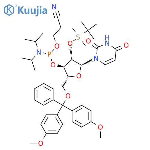 DMT-2′O-TBDMS-rU Phosphoramidite structure