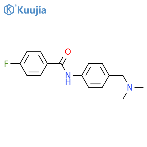 N-{4-(Dimethylamino)methylphenyl}-4-fluorobenzamide structure