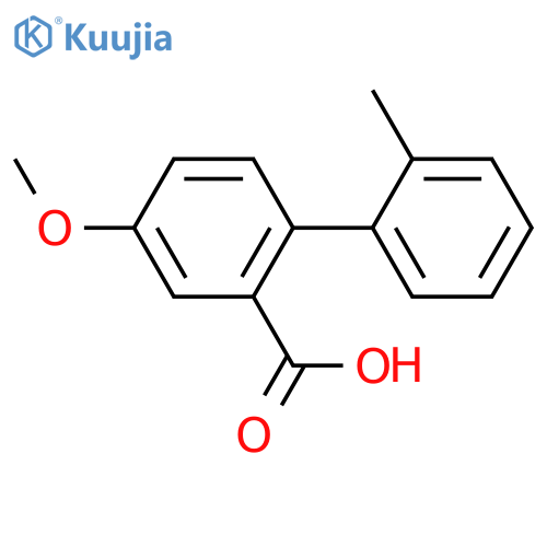 5-methoxy-2-(2-methylphenyl)benzoic acid structure
