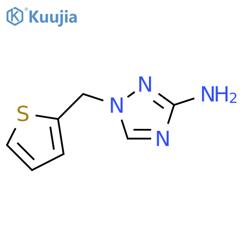 1-(thiophen-2-yl)methyl-1H-1,2,4-triazol-3-amine structure