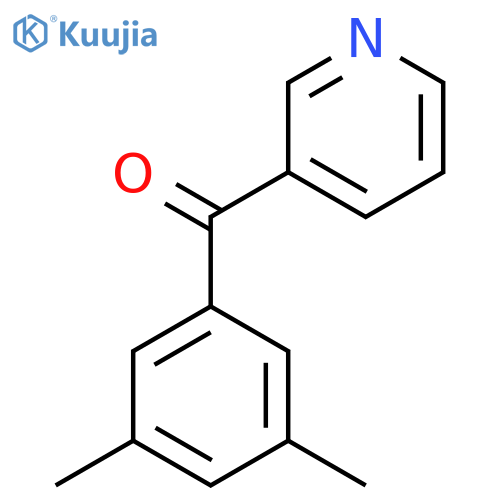 3-(3,5-Dimethylbenzoyl)pyridine structure