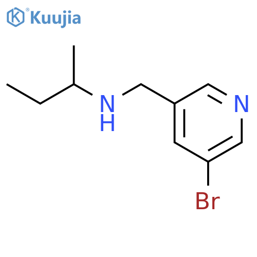 N-((5-Bromopyridin-3-yl)methyl)butan-2-amine structure