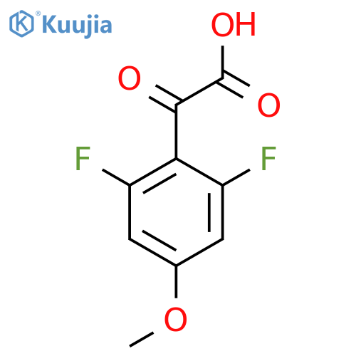 2-(2,6-Difluoro-4-methoxyphenyl)-2-oxoacetic Acid structure