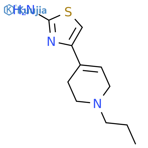2-Thiazolamine, 4-(1,2,3,6-tetrahydro-1-propyl-4-pyridinyl)- structure