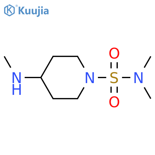 N,N-dimethyl-4-(methylamino)piperidine-1-sulfonamide structure