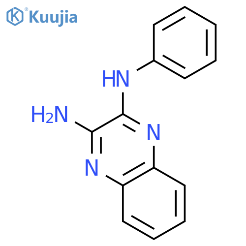 2,3-Quinoxalinediamine, N-phenyl- structure