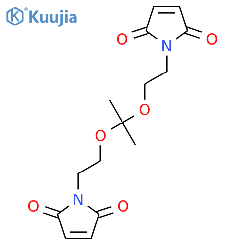 1H-Pyrrole-2,5-dione,1,1'-[(1-methylethylidene)bis(oxy-2,1-ethanediyl)]bis- structure