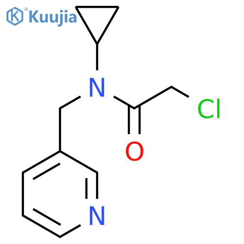 2-Chloro-N-cyclopropyl-N-pyridin-3-ylmethyl-acetamide structure