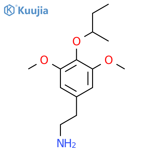 2-(4-Butan-2-yloxy-3,5-dimethoxyphenyl)ethanamine structure