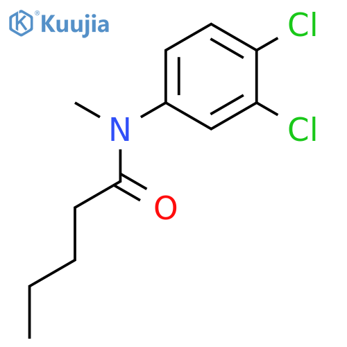 PENTANAMIDE, N-(3,4-DICHLOROPHENYL)-N-METHYL- structure