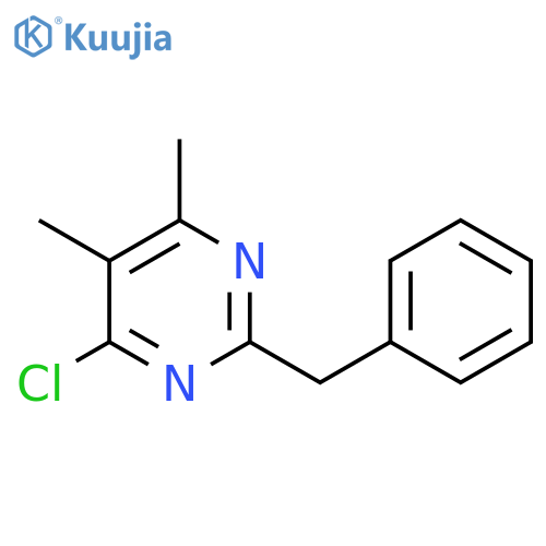 2-Benzyl-4-chloro-5,6-dimethylpyrimidine structure