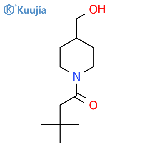 1-(4-(Hydroxymethyl)piperidin-1-yl)-3,3-dimethylbutan-1-one structure
