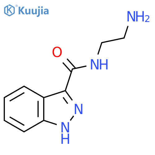 N-(2-aminoethyl)-2H-indazole-3-carboxamide structure