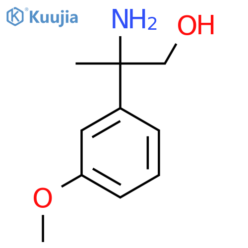 2-amino-2-(3-methoxyphenyl)propan-1-ol structure