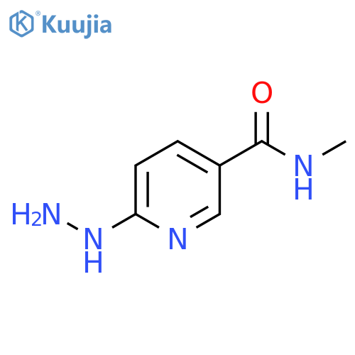 6-HYDRAZINYL-N-METHYLPYRIDINE-3-CARBOXAMIDE structure