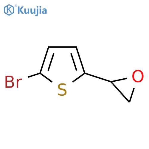 2-(5-bromothiophen-2-yl)oxirane structure