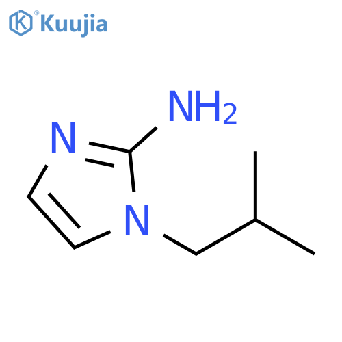 1-(2-methylpropyl)-1H-imidazol-2-amine structure