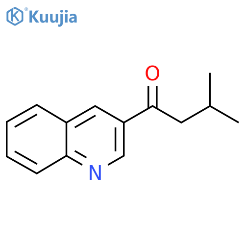3-Methyl-1-(quinolin-3-yl)butan-1-one structure