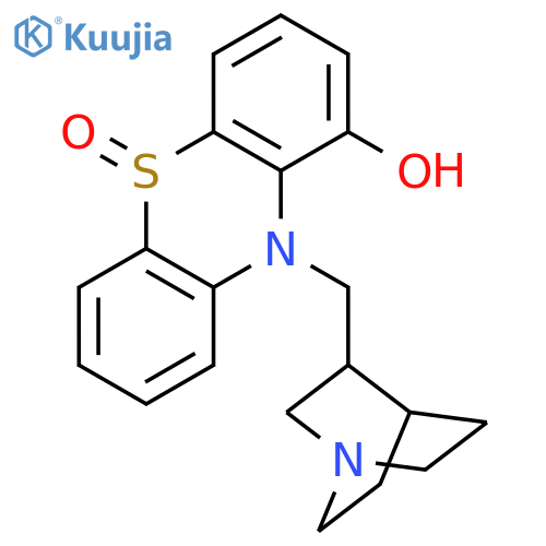 10H-Phenothiazinol, 10-(1-azabicyclo[2.2.2]oct-3-ylmethyl)-, 5-oxide structure