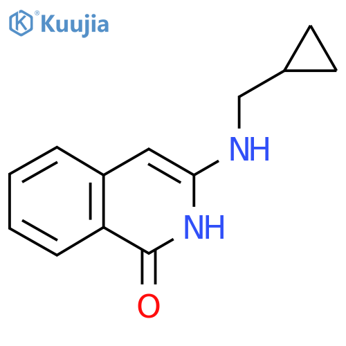 3-((Cyclopropylmethyl)amino)isoquinolin-1(2h)-one structure