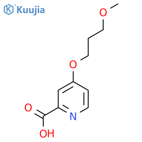 4-(3-Methoxypropoxy)pyridine-2-carboxylic acid structure