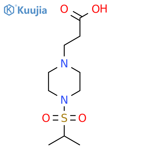 3-(4-(Isopropylsulfonyl)piperazin-1-yl)propanoic acid structure