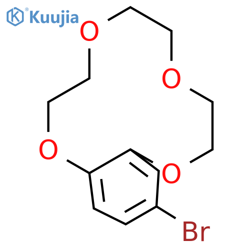 1,4,7,10-Benzotetraoxacyclododecin, 12-bromo-2,3,5,6,8,9-hexahydro- structure
