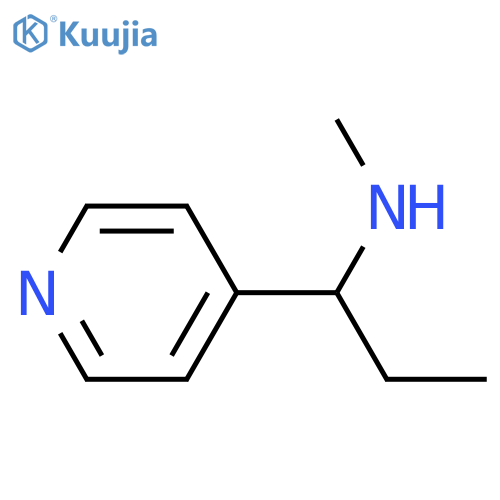 Methyl1-(pyridin-4-yl)propylamine structure