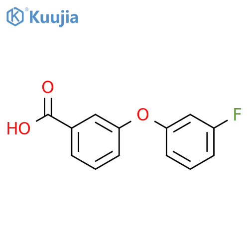 3-(3-fluorophenoxy)benzoic acid structure