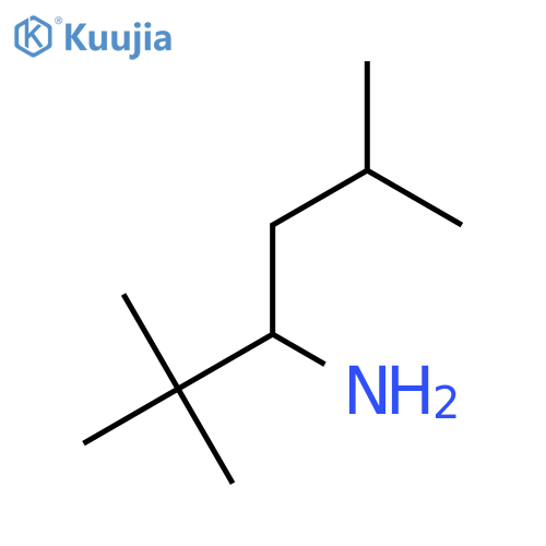 2,2,5-trimethylhexan-3-amine structure