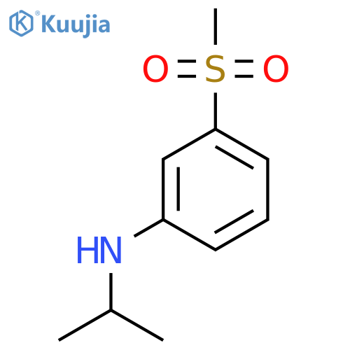 3-methanesulfonyl-N-(propan-2-yl)aniline structure