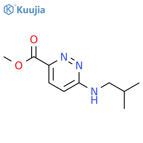 Methyl 6-(Isobutylamino)pyridazine-3-carboxylate structure