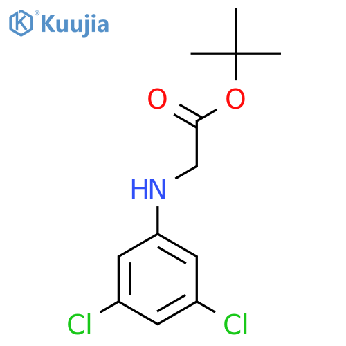 Tert-butyl (3,5-dichlorophenyl)glycinate structure