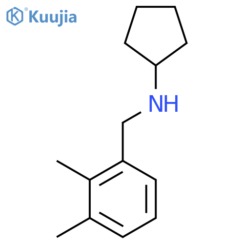 N-(2,3-dimethylphenyl)methylcyclopentanamine structure