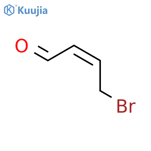 2-Butenal, 4-bromo-, (Z)- structure