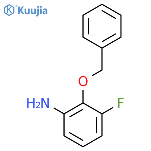 2-(benzyloxy)-3-fluoroaniline structure