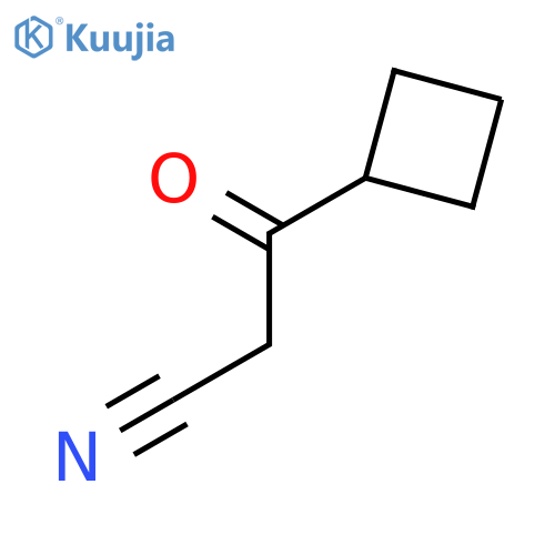 3-Cyclobutyl-3-oxopropanenitrile structure