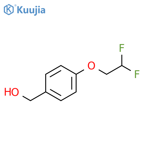 4-(2,2-difluoroethoxy)phenylmethanol structure