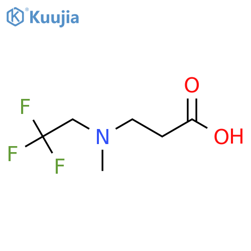 3-[Methyl(2,2,2-trifluoroethyl)amino]propanoic acid structure