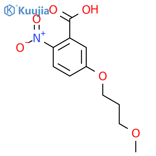 5-(3-Methoxypropoxy)-2-nitrobenzoic acid structure