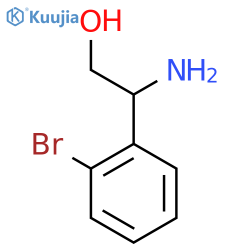 2-amino-2-(2-bromophenyl)ethan-1-ol structure