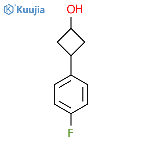 3-(4-Fluorophenyl)cyclobutan-1-ol structure