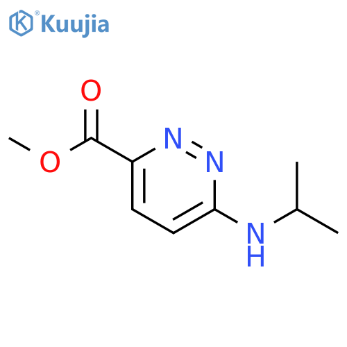 Methyl 6-(Isopropylamino)pyridazine-3-carboxylate structure