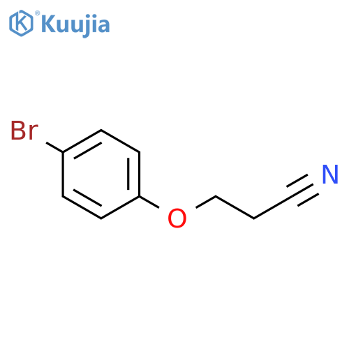 3-(4-Bromophenoxy)propanenitrile structure