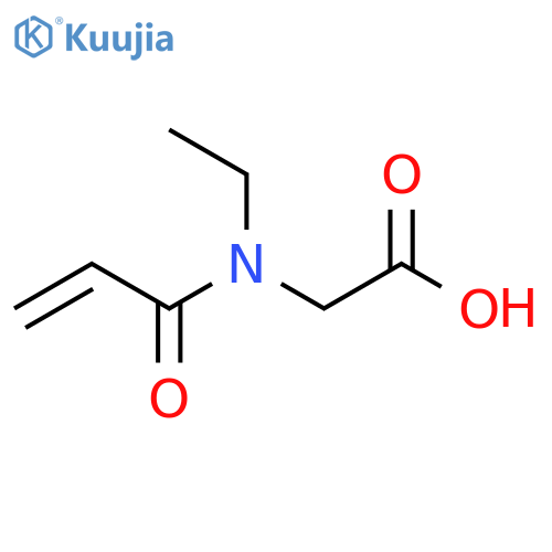2-(N-ethylprop-2-enamido)acetic acid structure