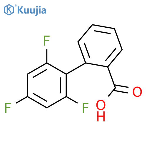 2-(2,4,6-Trifluorophenyl)benzoic acid structure