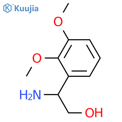 2-amino-2-(2,3-dimethoxyphenyl)ethan-1-ol structure