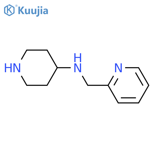 N-(pyridin-2-yl)methylpiperidin-4-amine structure