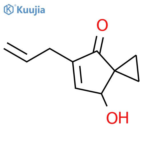 SPIRO[2.4]HEPT-5-EN-4-ONE, 7-HYDROXY-5-(2-PROPENYL)- structure